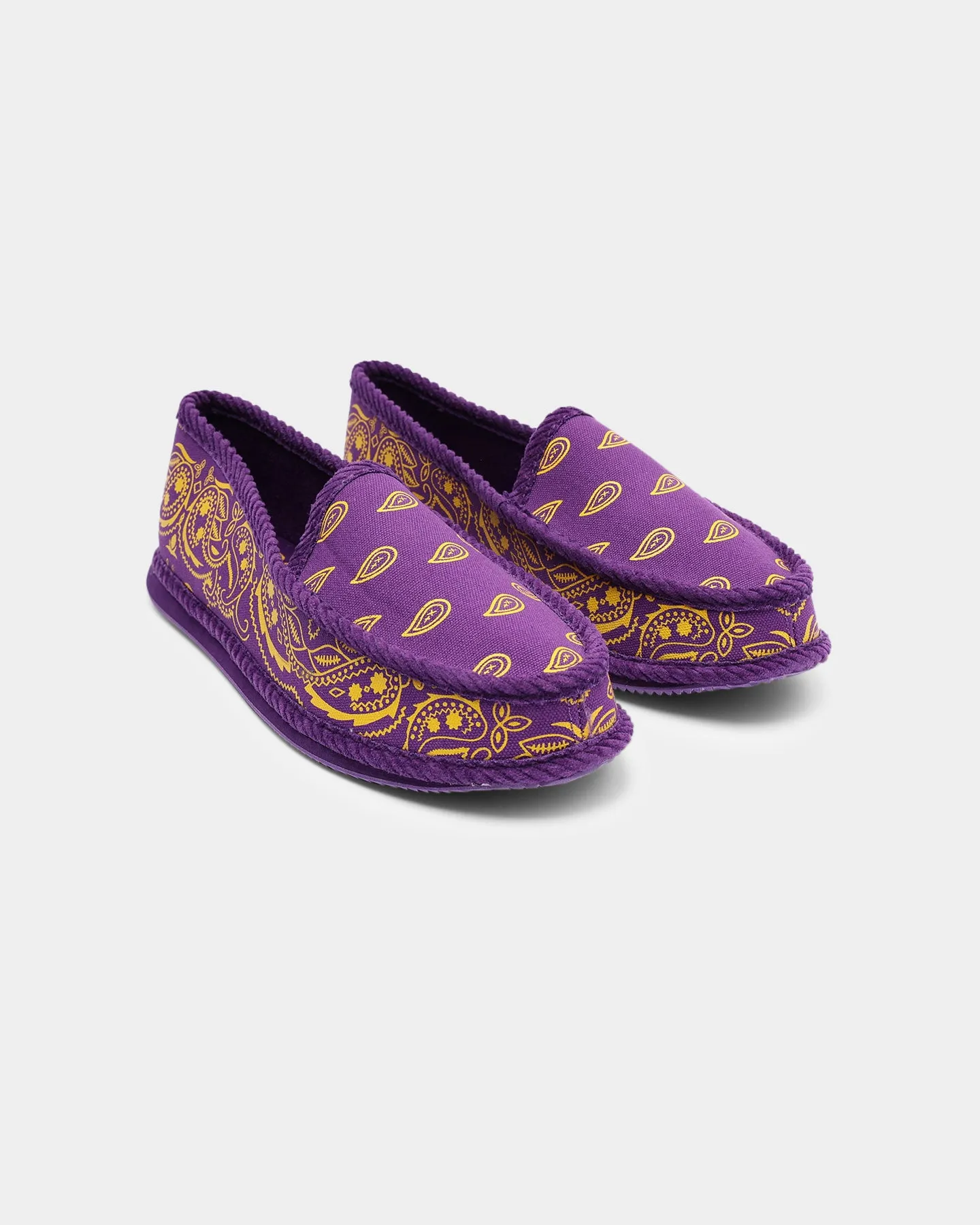 Goat Crew Bandana Slipper Purple/Yellow