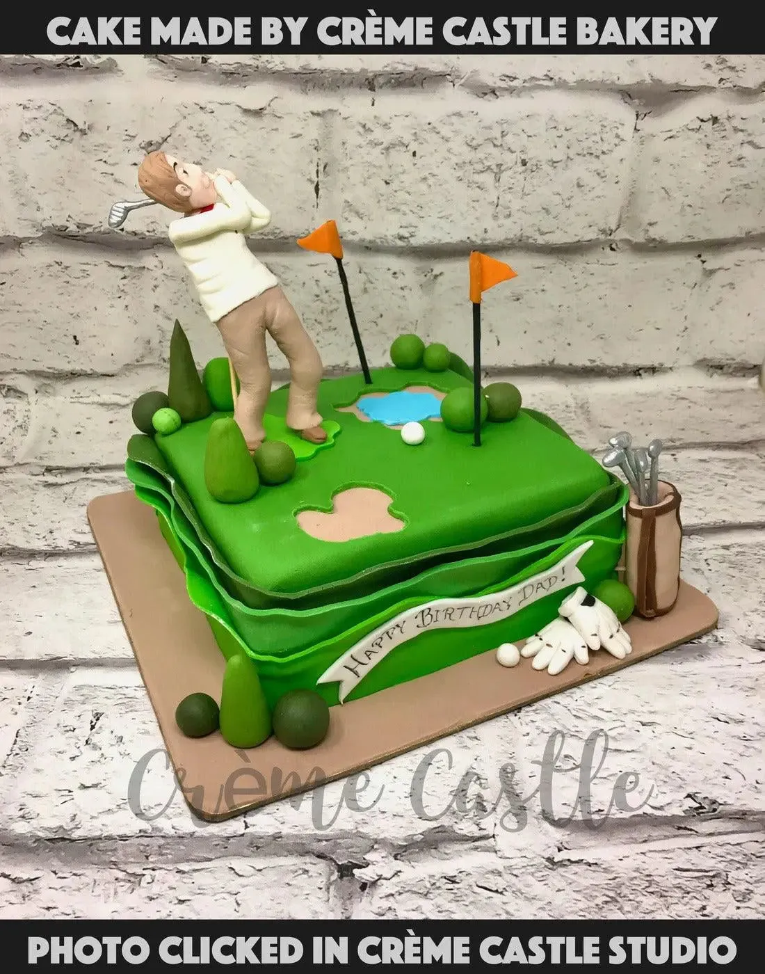 Golf Course Cake