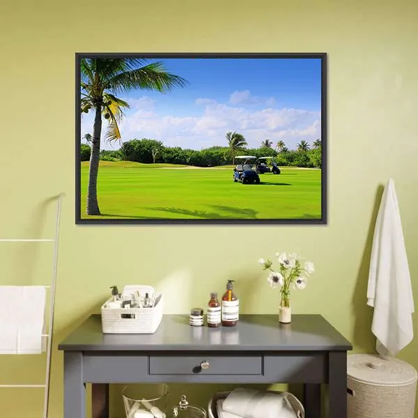 Golf Course  Mexico Canvas Wall Art