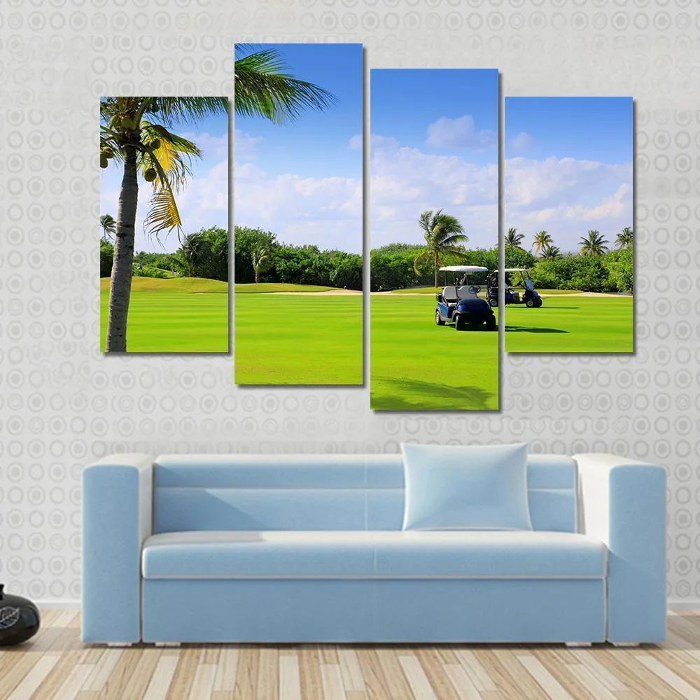 Golf Course  Mexico Canvas Wall Art