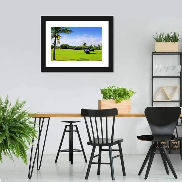 Golf Course  Mexico Canvas Wall Art