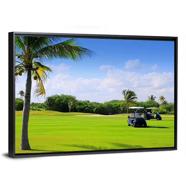 Golf Course  Mexico Canvas Wall Art