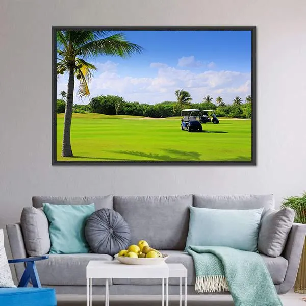 Golf Course  Mexico Canvas Wall Art