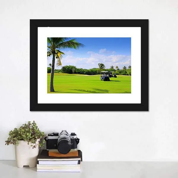 Golf Course  Mexico Canvas Wall Art