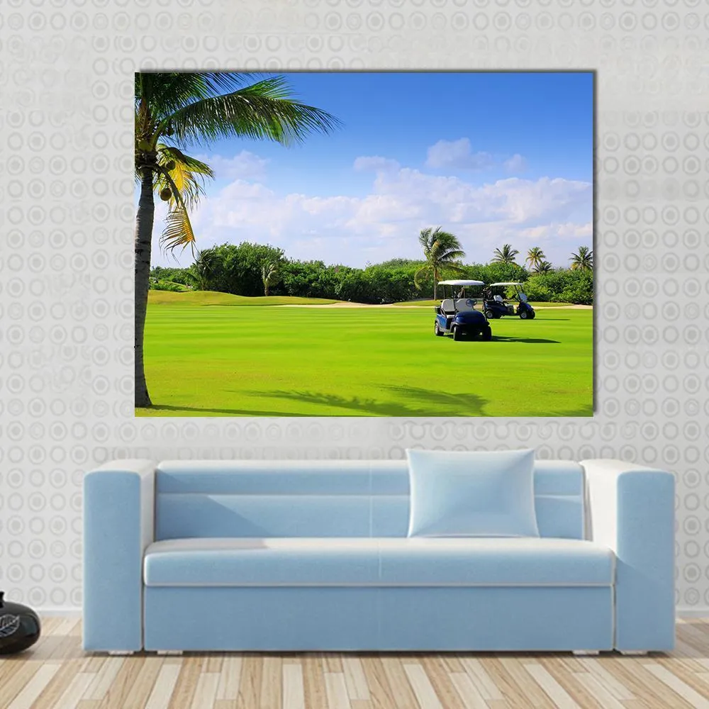 Golf Course  Mexico Canvas Wall Art