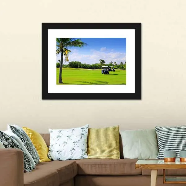 Golf Course  Mexico Canvas Wall Art