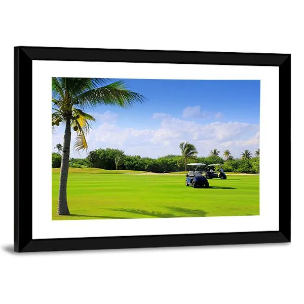 Golf Course  Mexico Canvas Wall Art