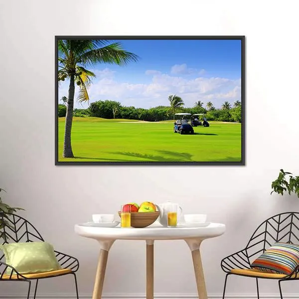 Golf Course  Mexico Canvas Wall Art