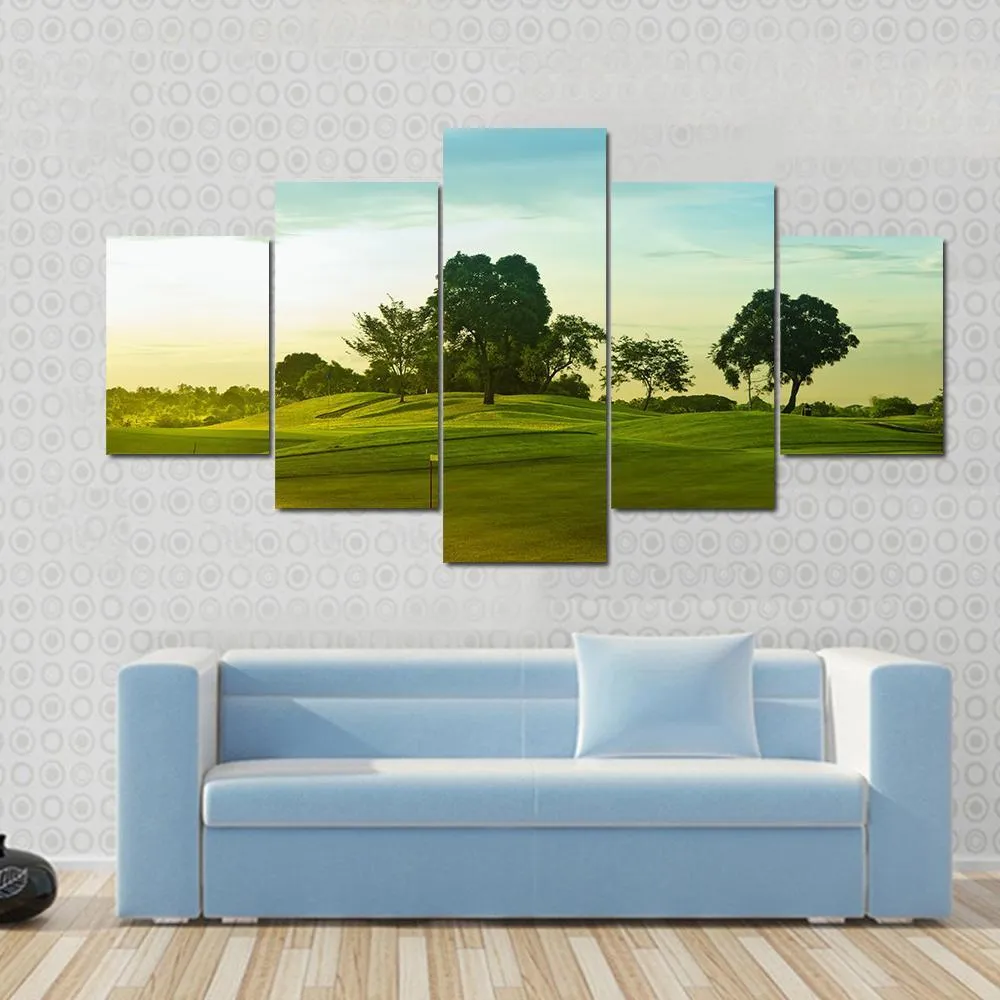 Golf Course  Philippines Canvas Wall Art