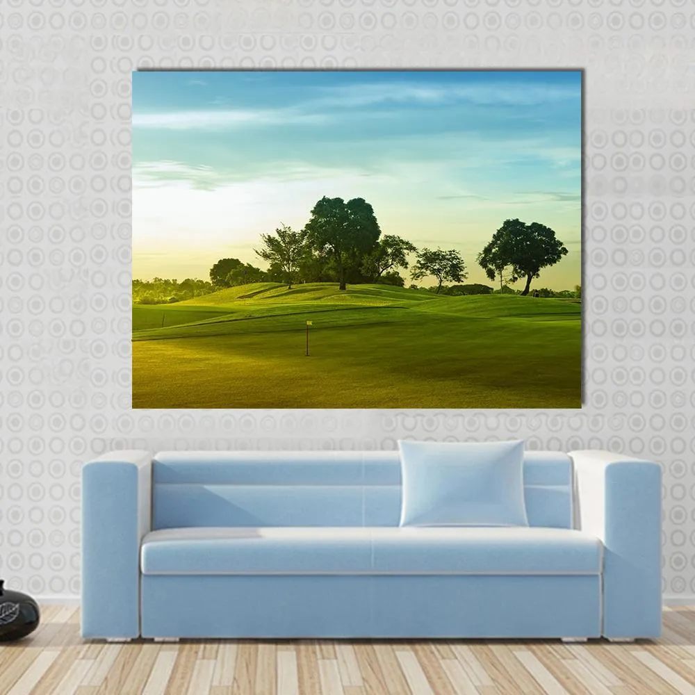 Golf Course  Philippines Canvas Wall Art