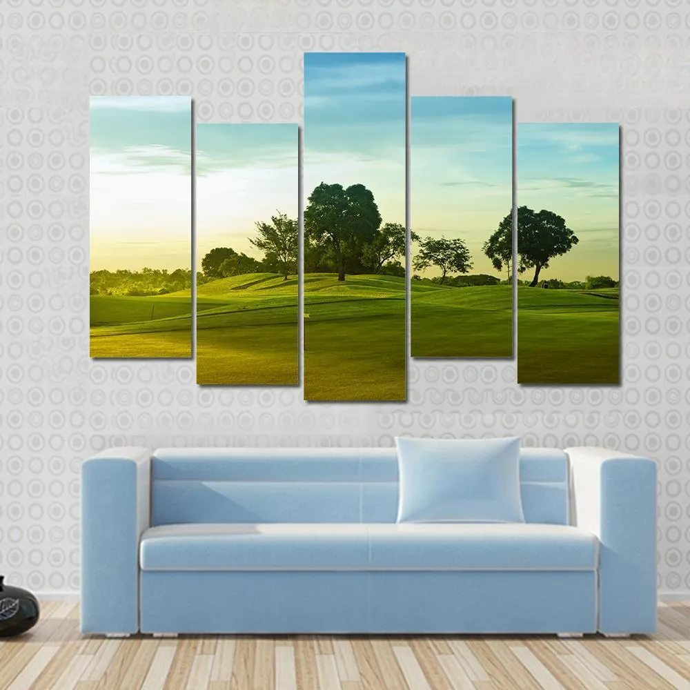 Golf Course  Philippines Canvas Wall Art