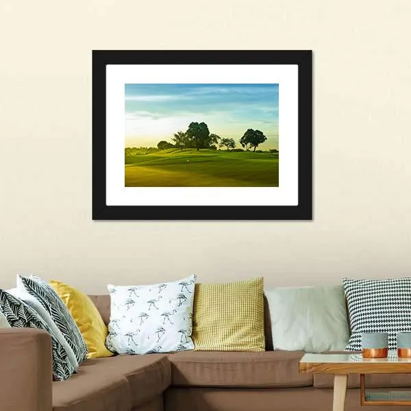 Golf Course  Philippines Canvas Wall Art