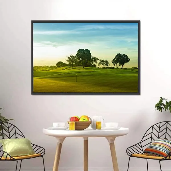 Golf Course  Philippines Canvas Wall Art