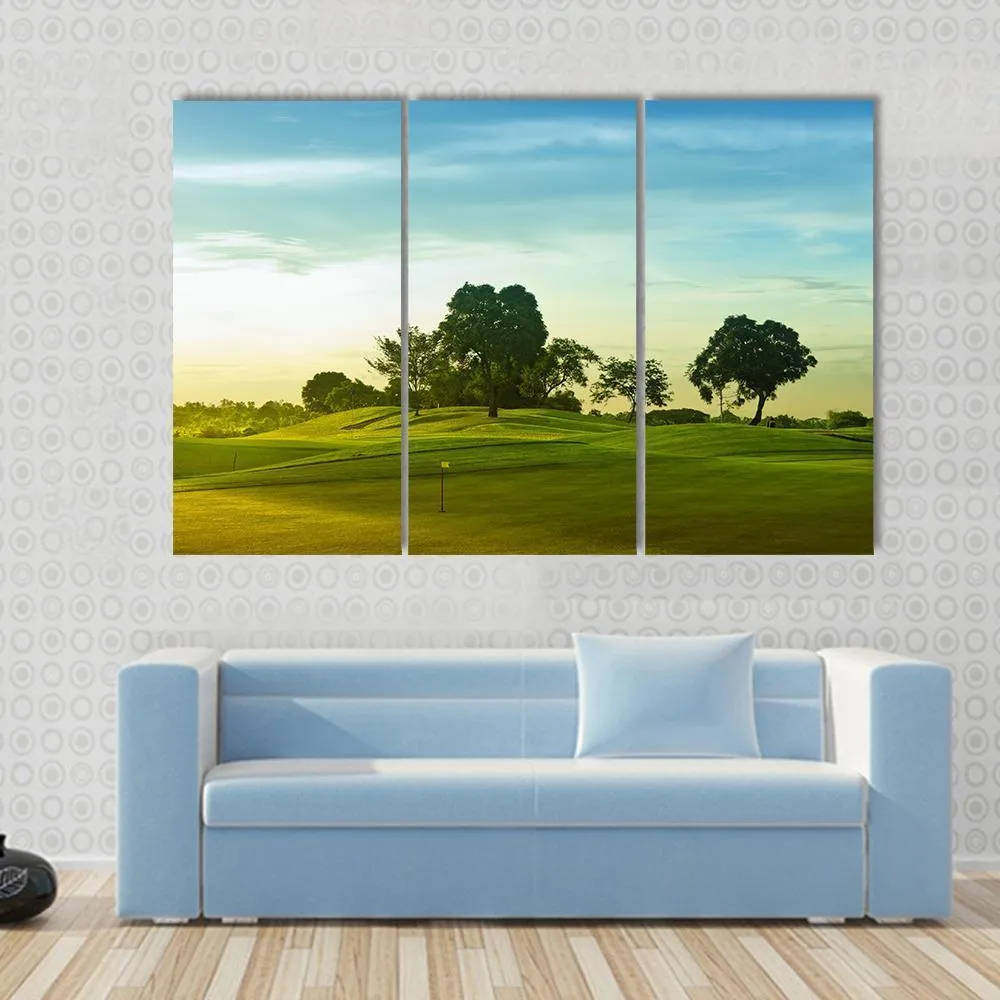 Golf Course  Philippines Canvas Wall Art