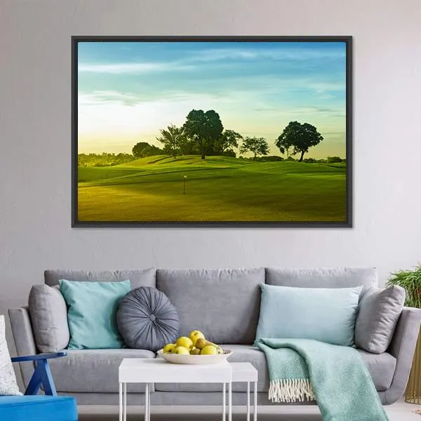 Golf Course  Philippines Canvas Wall Art