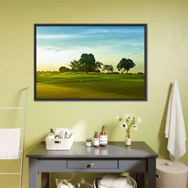 Golf Course  Philippines Canvas Wall Art