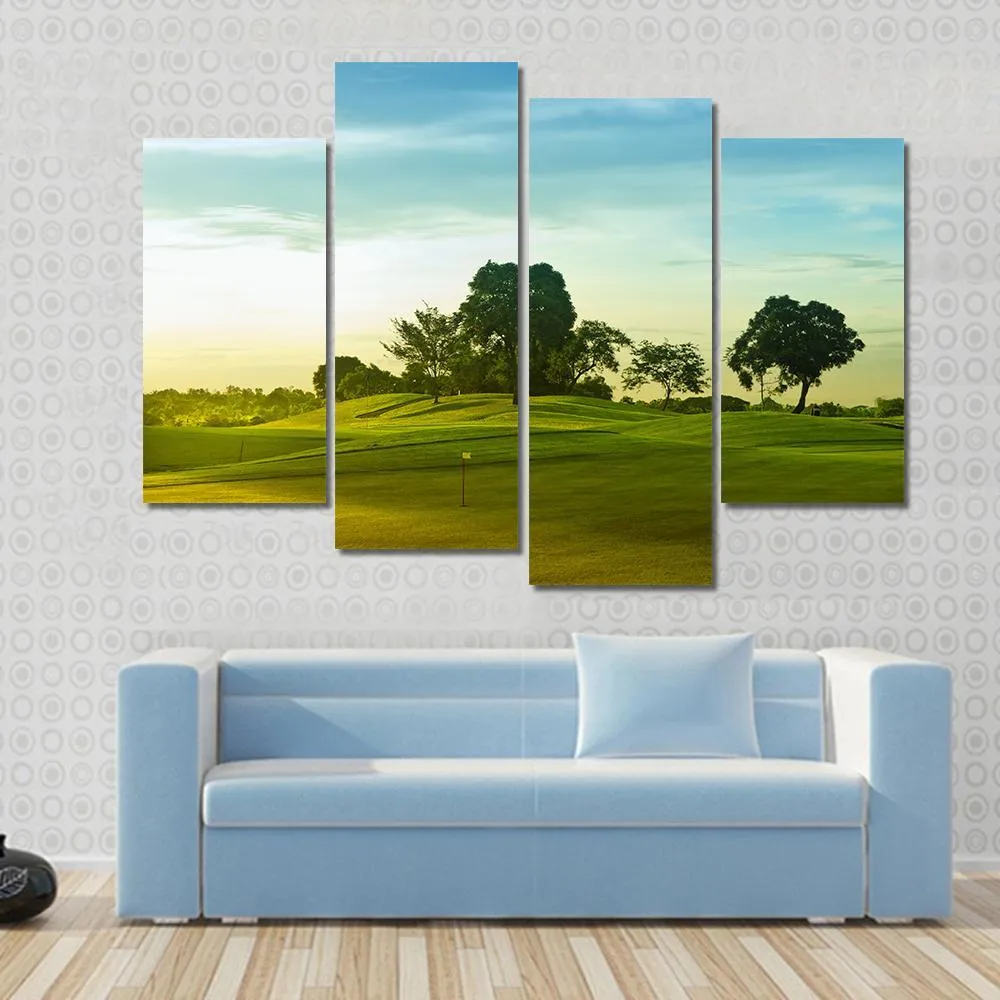 Golf Course  Philippines Canvas Wall Art