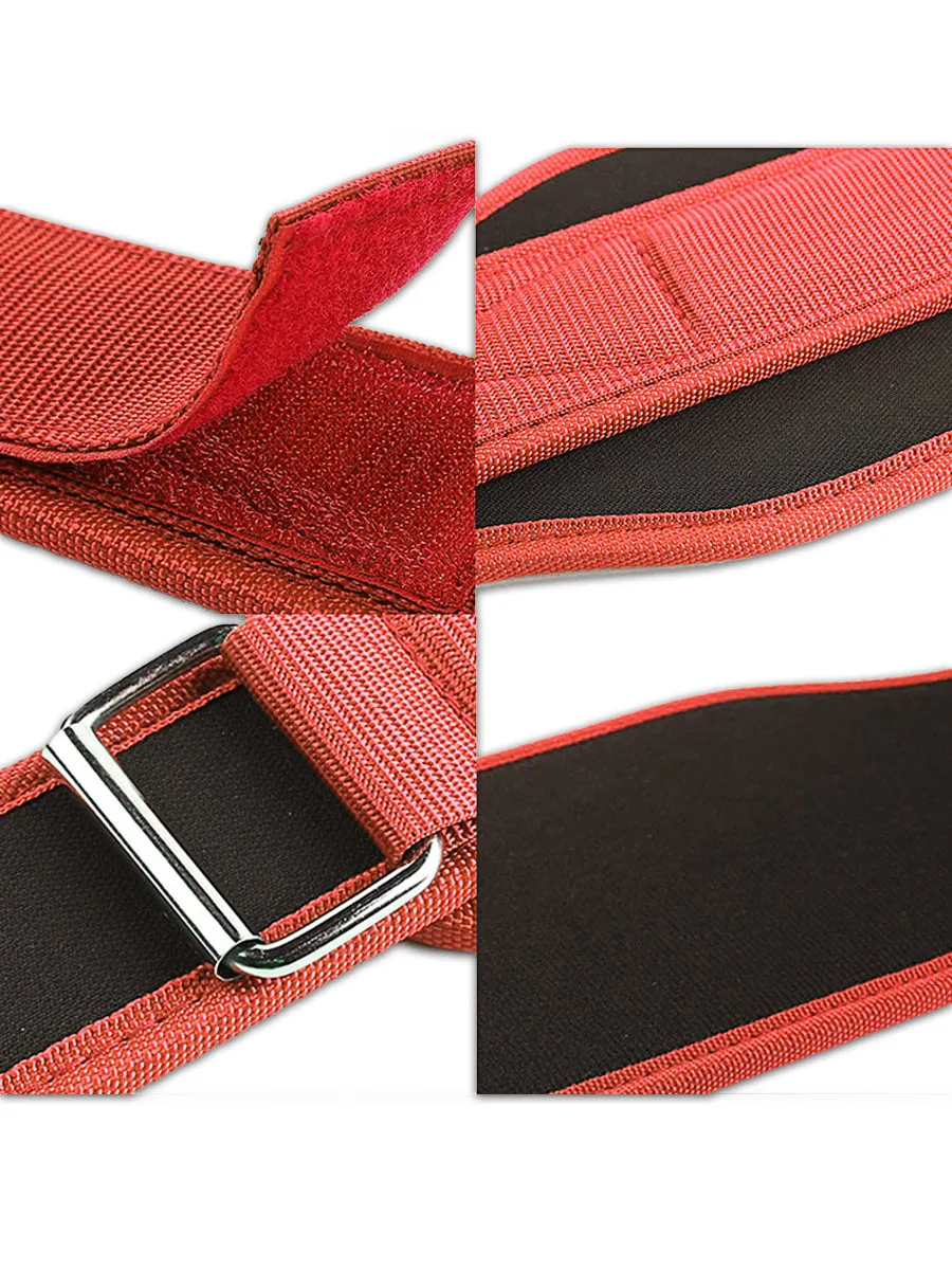 Gym Weight Lifting Belt - Red