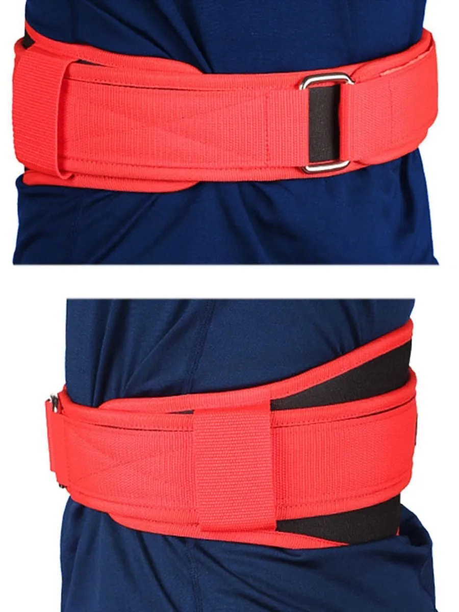 Gym Weight Lifting Belt - Red