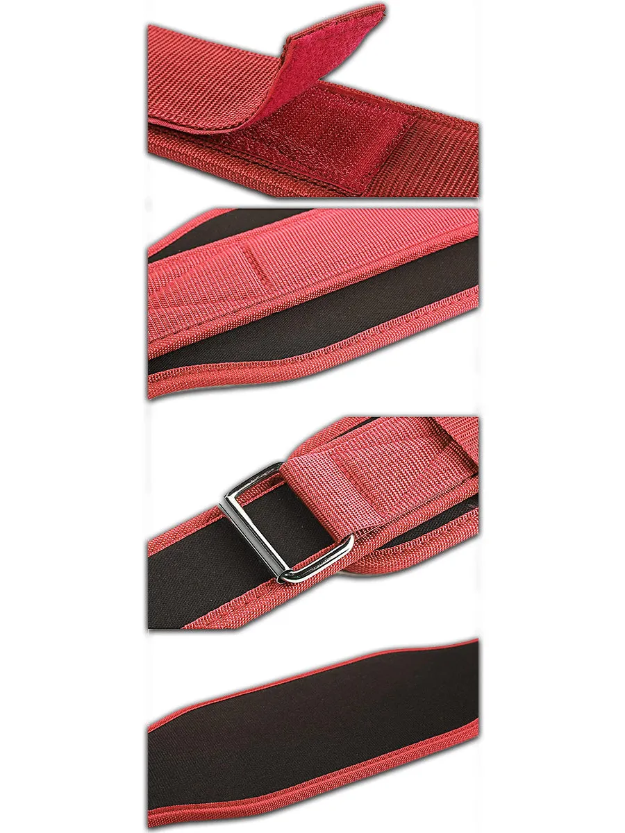 Gym Weight Lifting Belt - Red