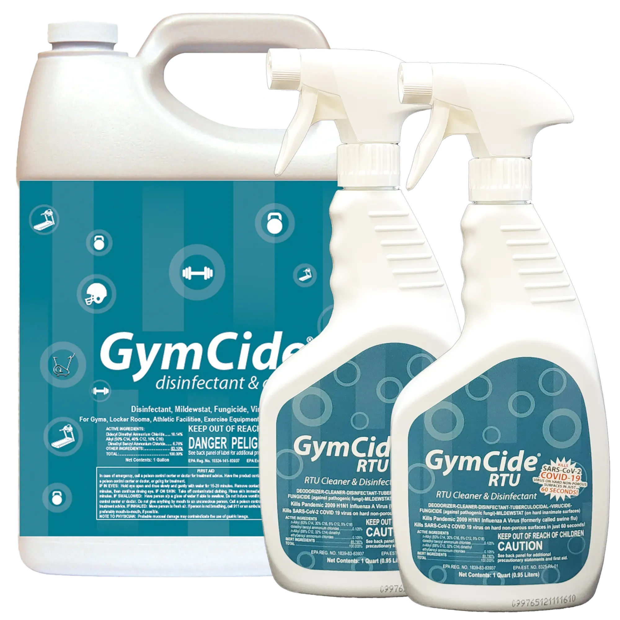 GymCide Concentrate Sports Disinfectant & Cleaner, Gallon