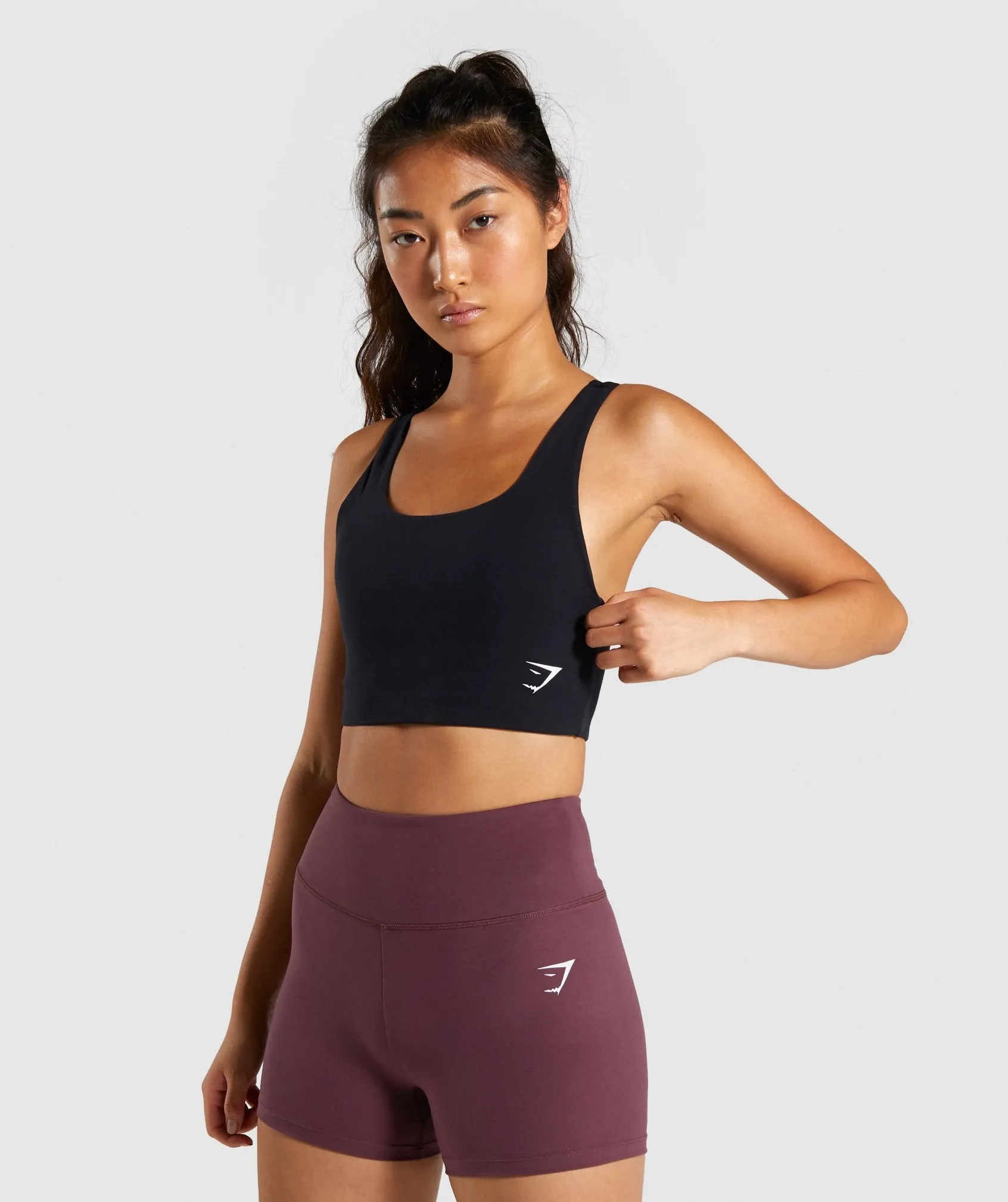 Gymshark Dreamy Sports Bra - Black/White