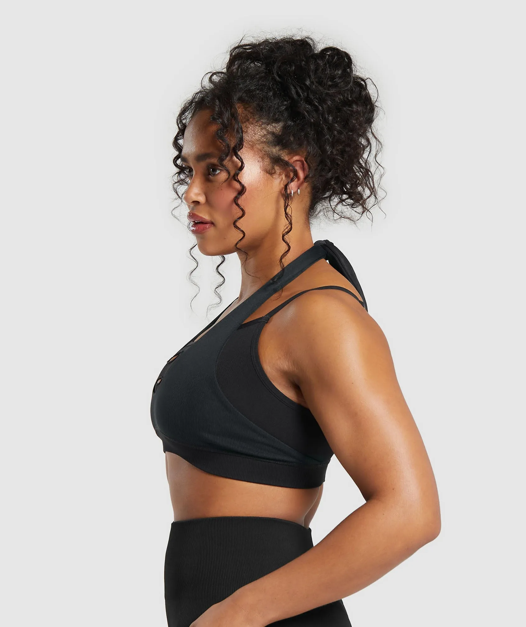 Gymshark Gains Seamless Bralette - Black