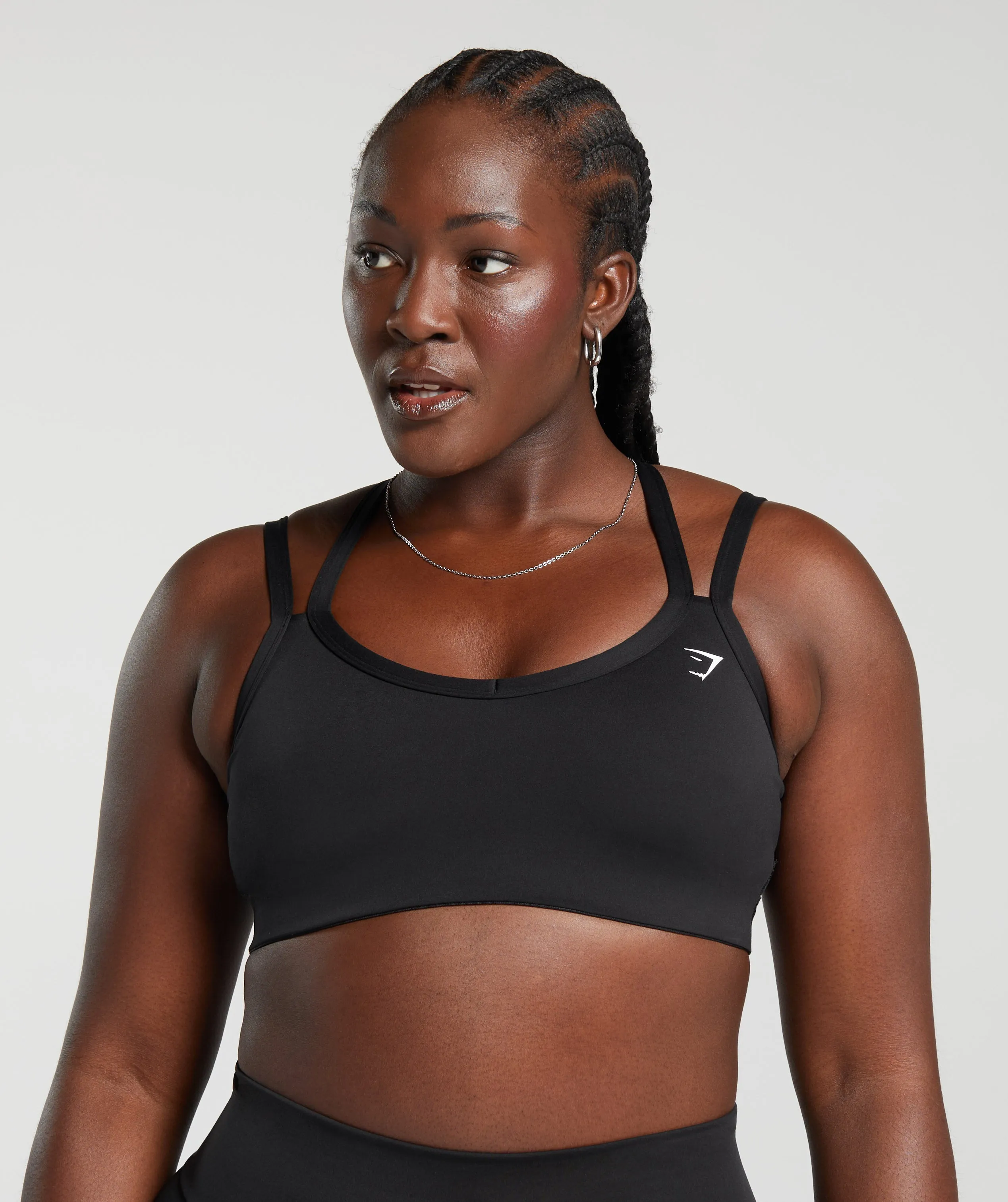 Gymshark Strap Feature Sports Bra - Black