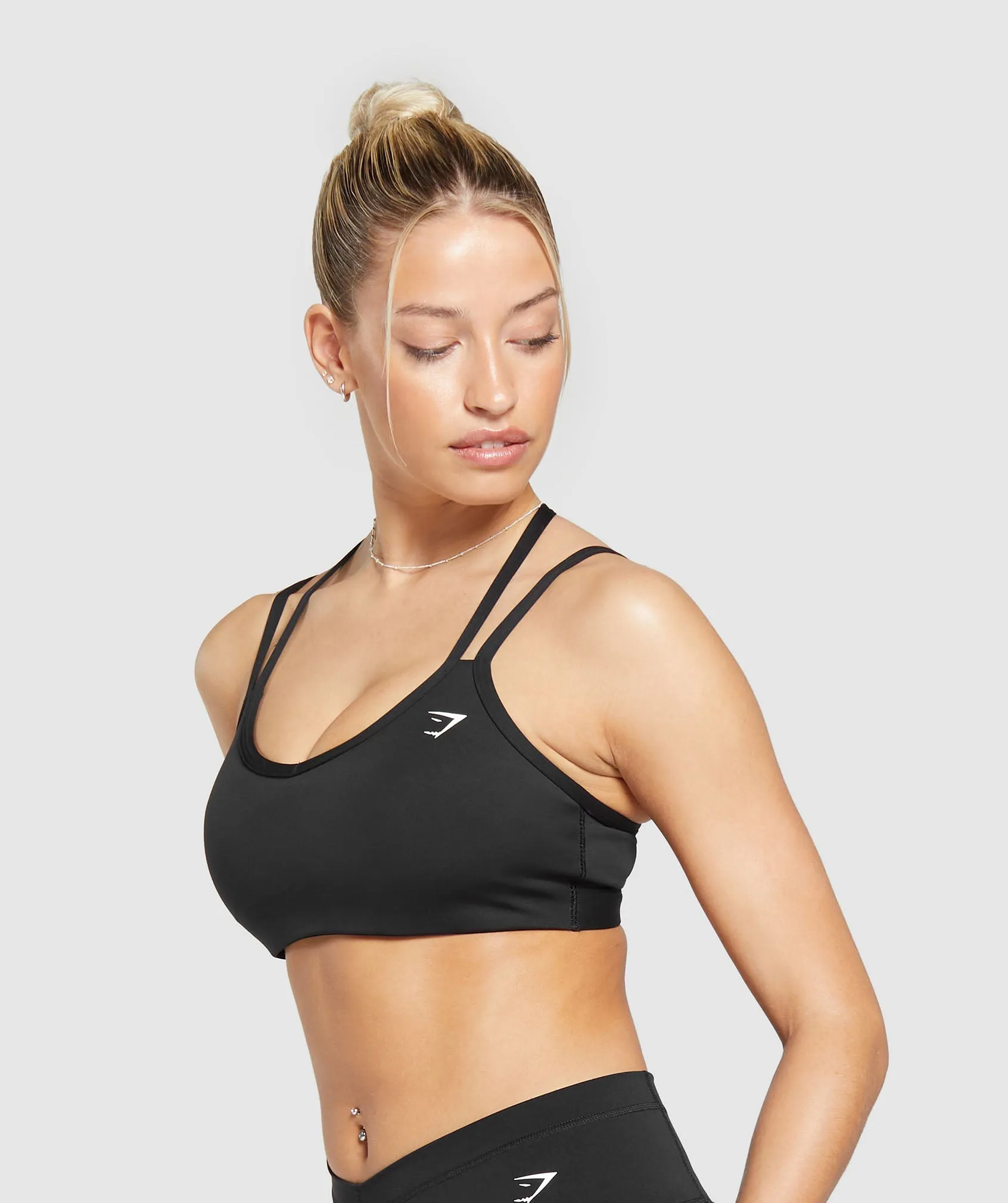 Gymshark Strap Feature Sports Bra - Black