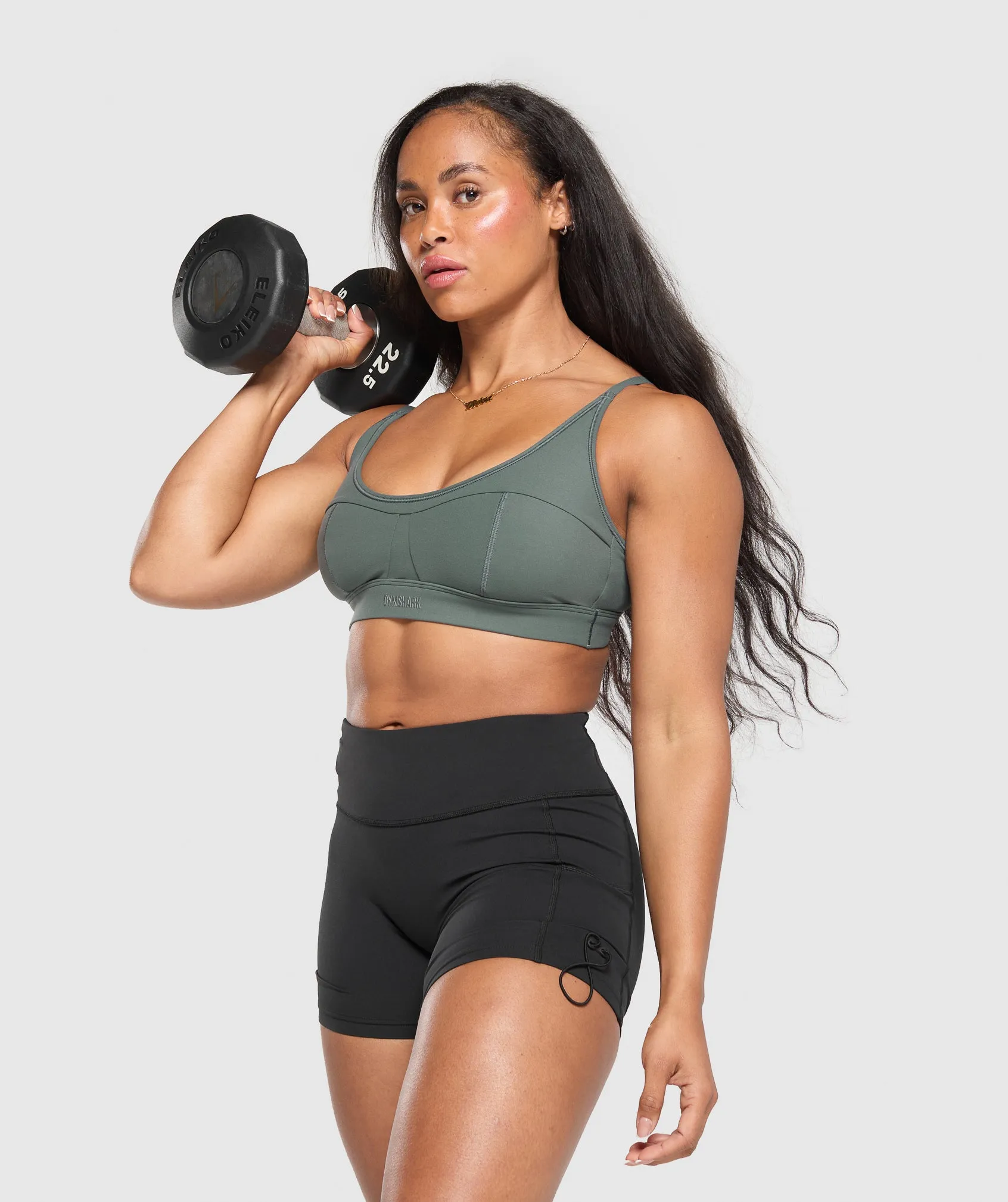 Gymshark Superset Sports Bra - Slate Teal