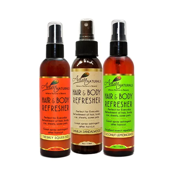 Hair & Body Refresher - 4oz Trio Set