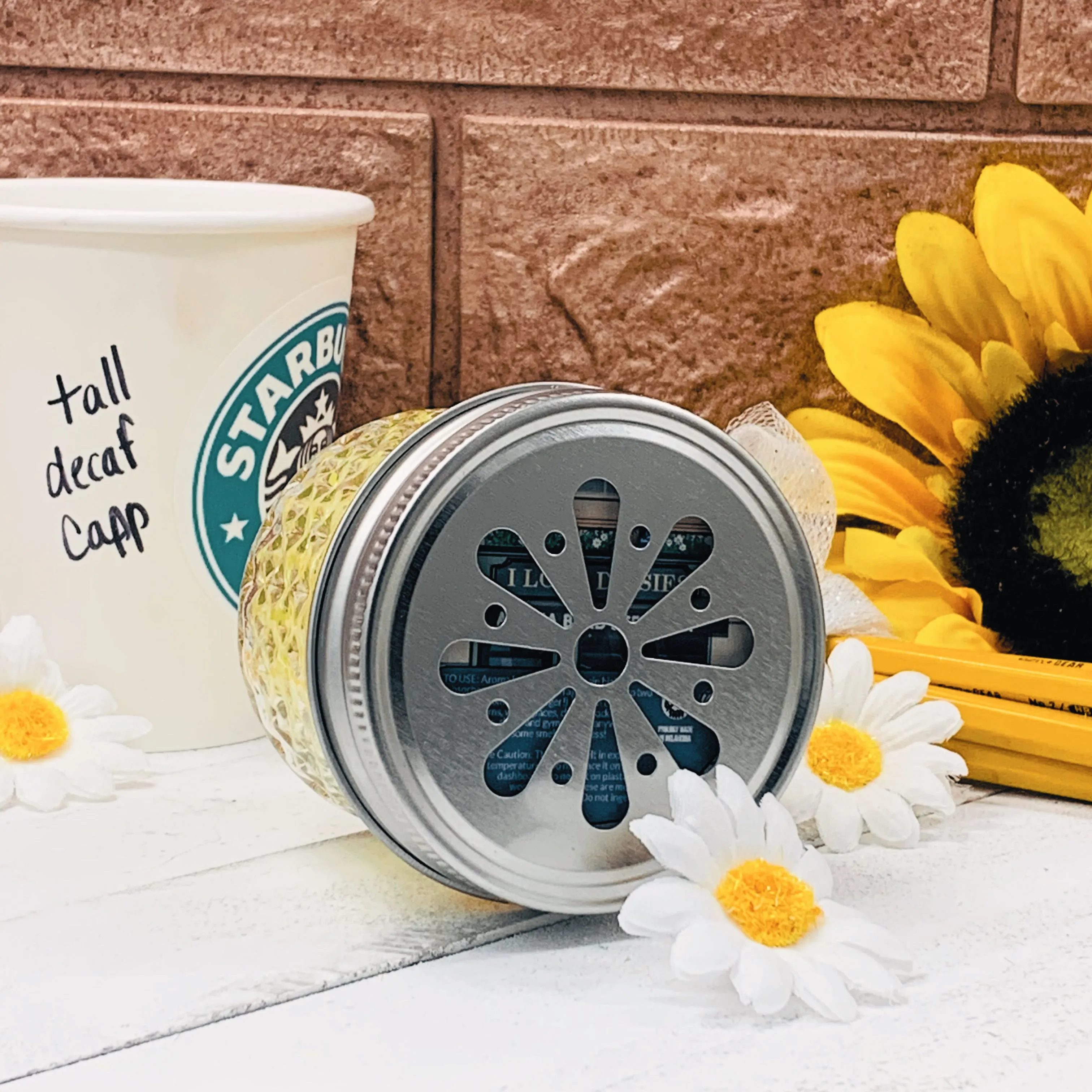 I LOVE DAISIES Aroma Bead Jar