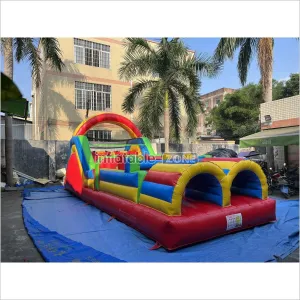 Inflatable Obstacle Course Sports Games Race With Obstacles Course Bounce House