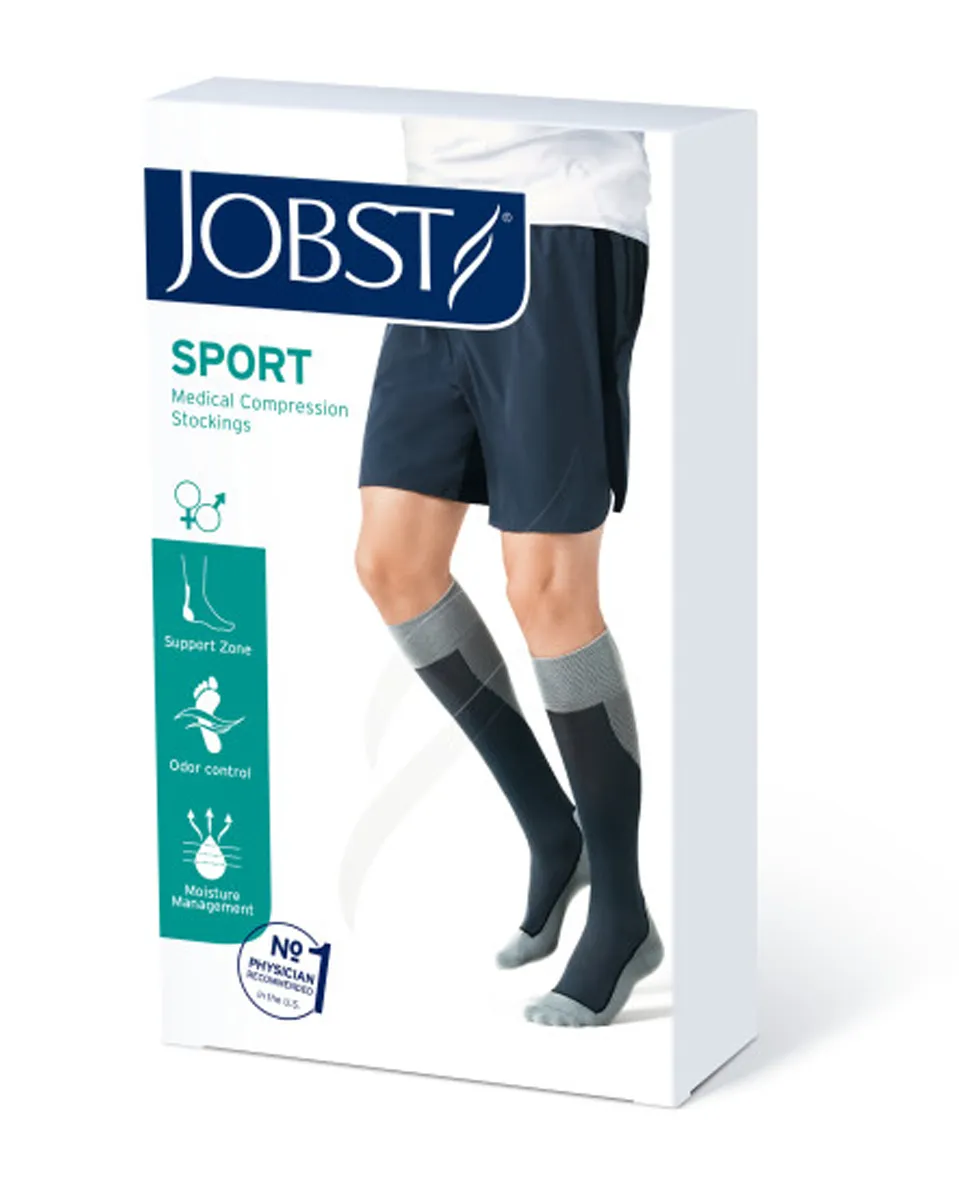 Jobst ActiveWear Knee Highs Athletic Firm Support Unisex 20-30 mmHg