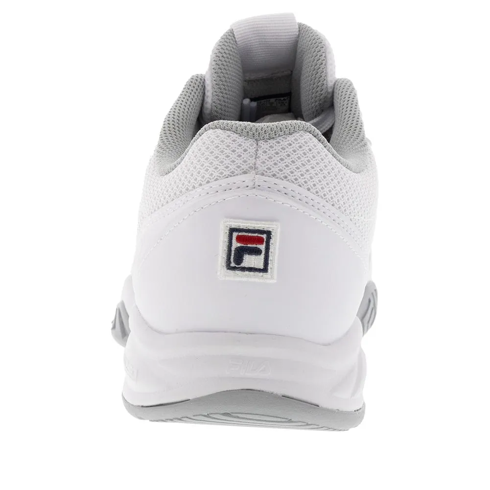 Juniors` Axilus 3 Tennis Shoes White and Highrise