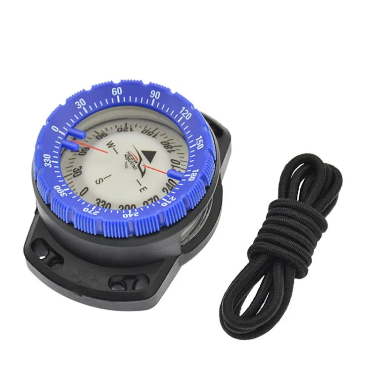 KEEP DIVING CP-992 Strong Magnetic Elastic Rope Luminous Diving Compass(Blue)