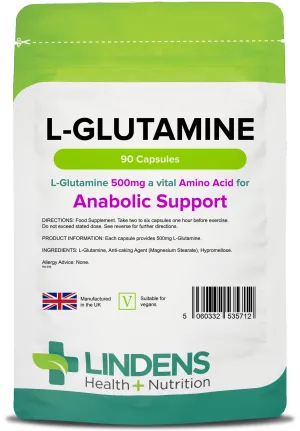 L-Glutamine 500mg Capsules