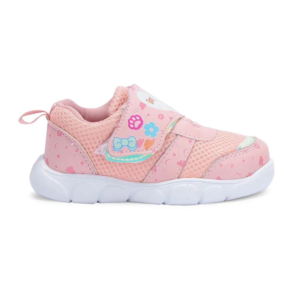 Lucy & Luke By Liberty Kids FLYNN-44 Peach Casual Non Lacing Shoes