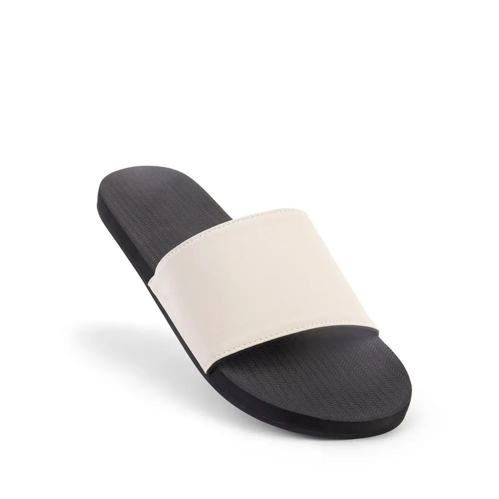 MEN ESSNTLS SLIDES BLACK/SEA SALT-LAST EDITION