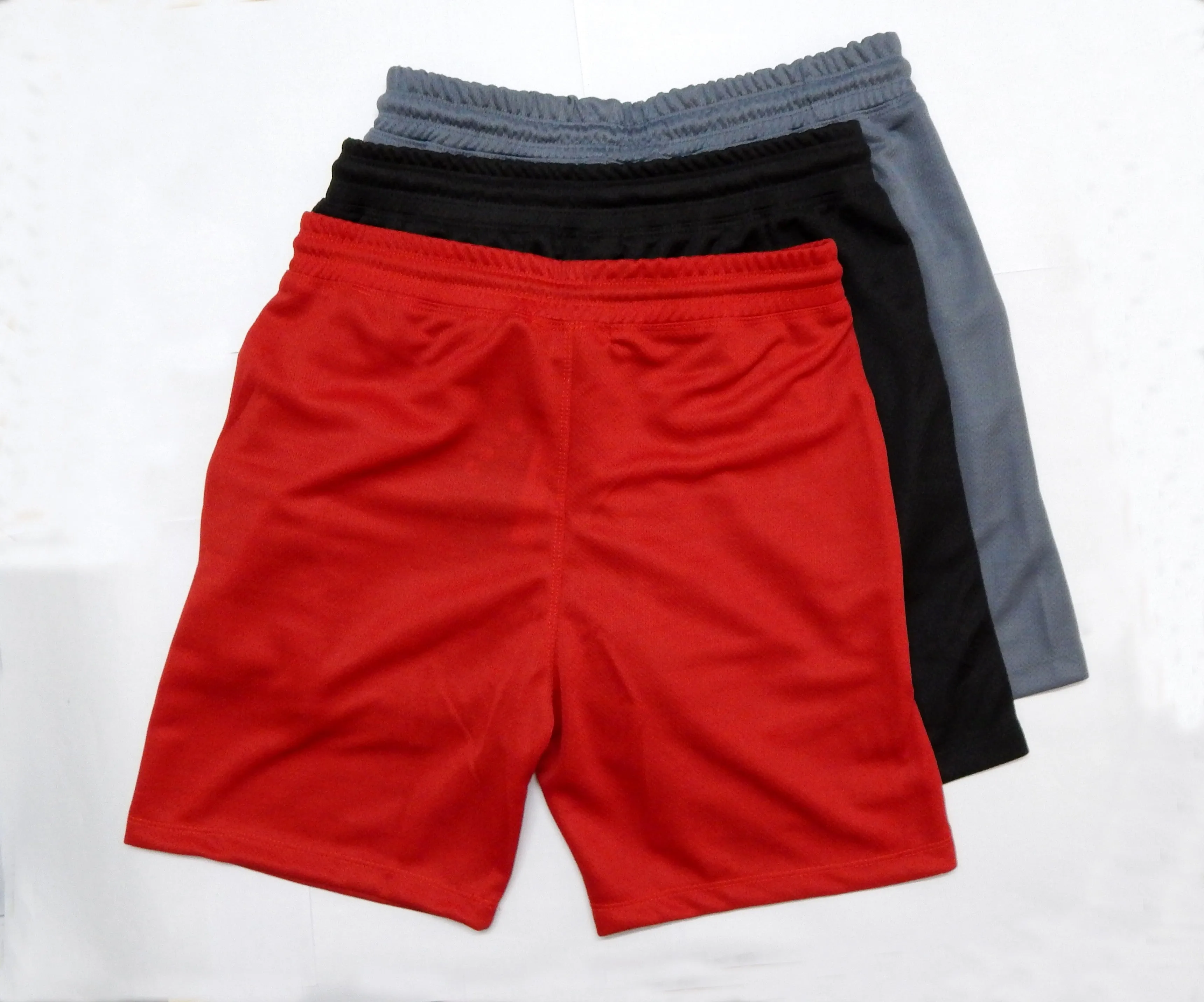 Men Shorts (Red Black Grey) (Pack of 3)