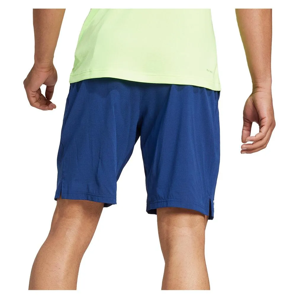 Mens 9 Inch Ergo Tennis Short Dark Blue