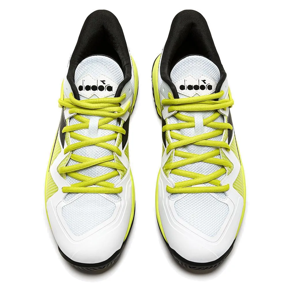 Men's B.Icon 2 AG Tennis Shoes White and Evening Primrose