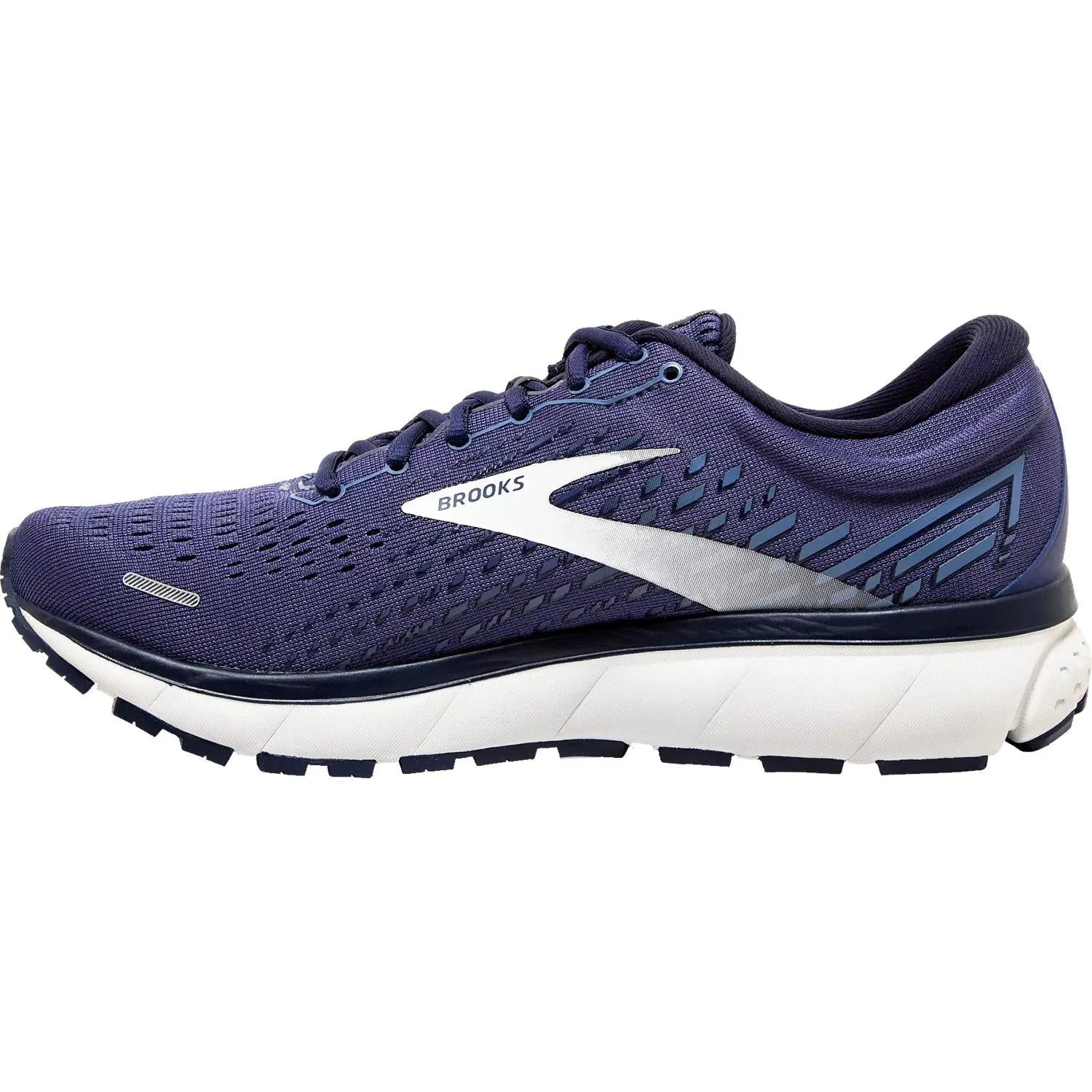 Men's Brooks Ghost 13 Deep Cobalt/Grey/Navy Mesh