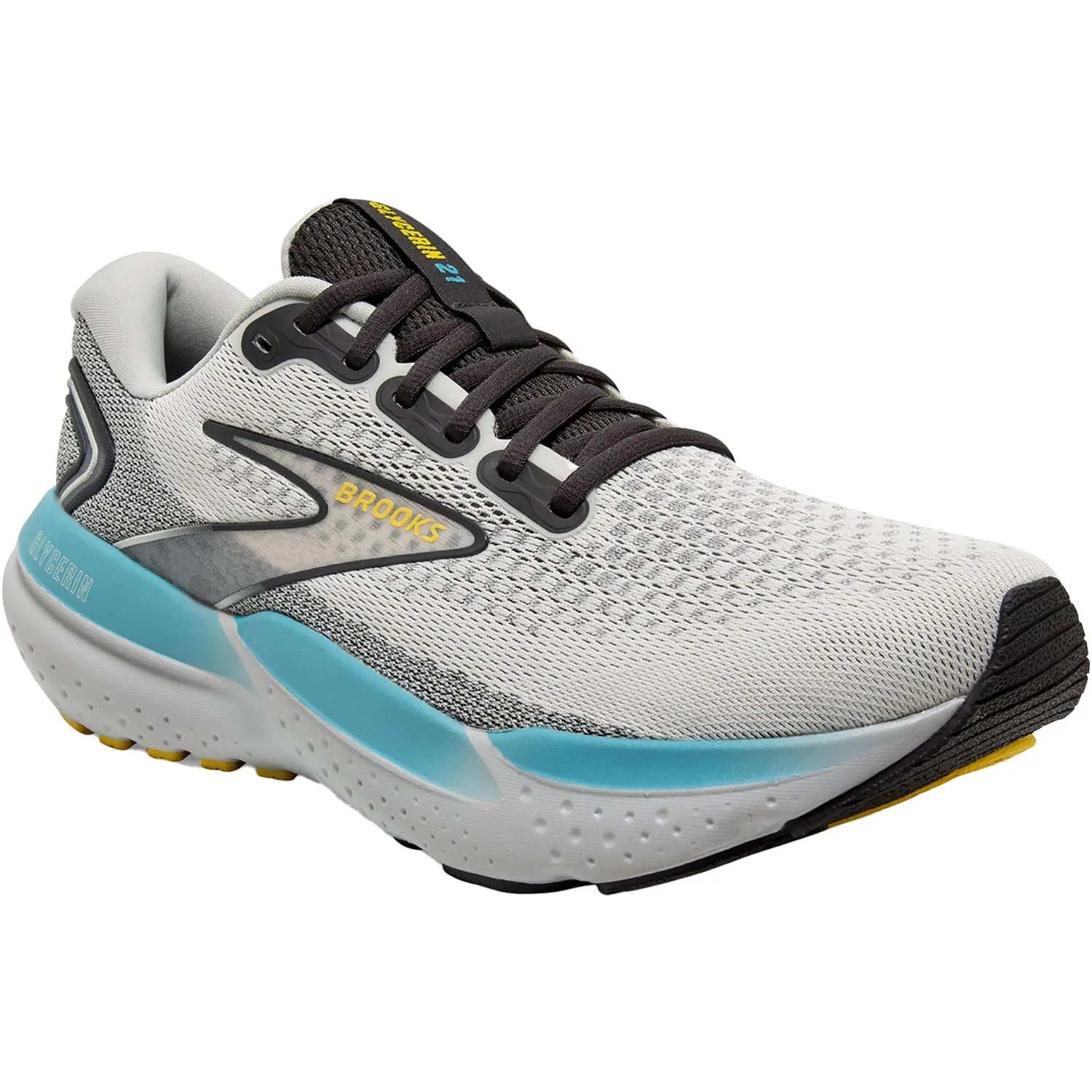 Men's Brooks Glycerin 21 Coconut/Forged Iron Mesh