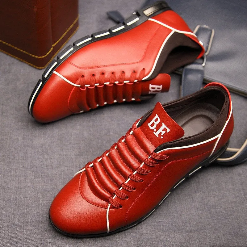 Men's Flat Leather Shoes