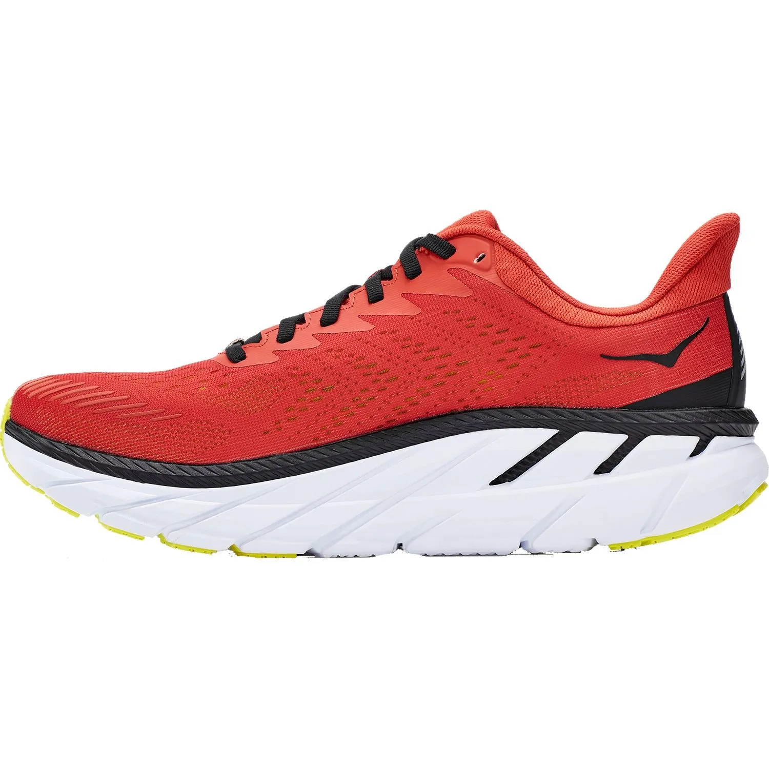 Men's Hoka One One Clifton 7 Chili/Black Mesh