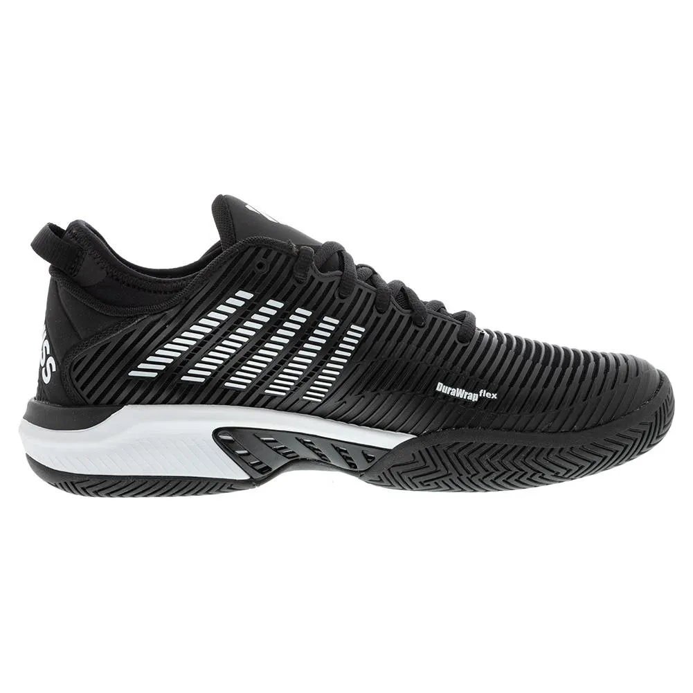 Men's Hypercourt Supreme Tennis Shoes Black and White