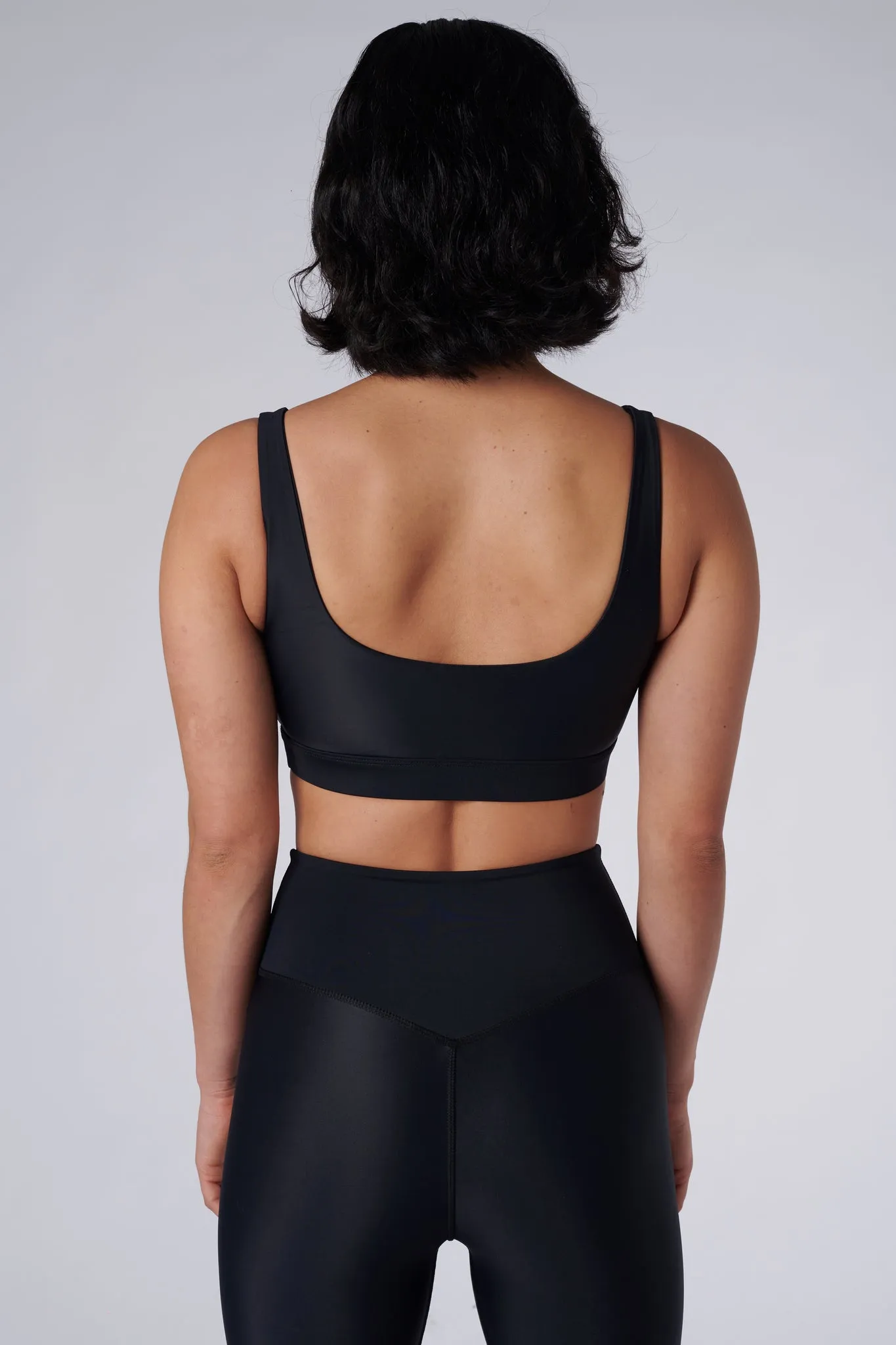 Mera Classic Sports Bra | Recycled Nylon | Black