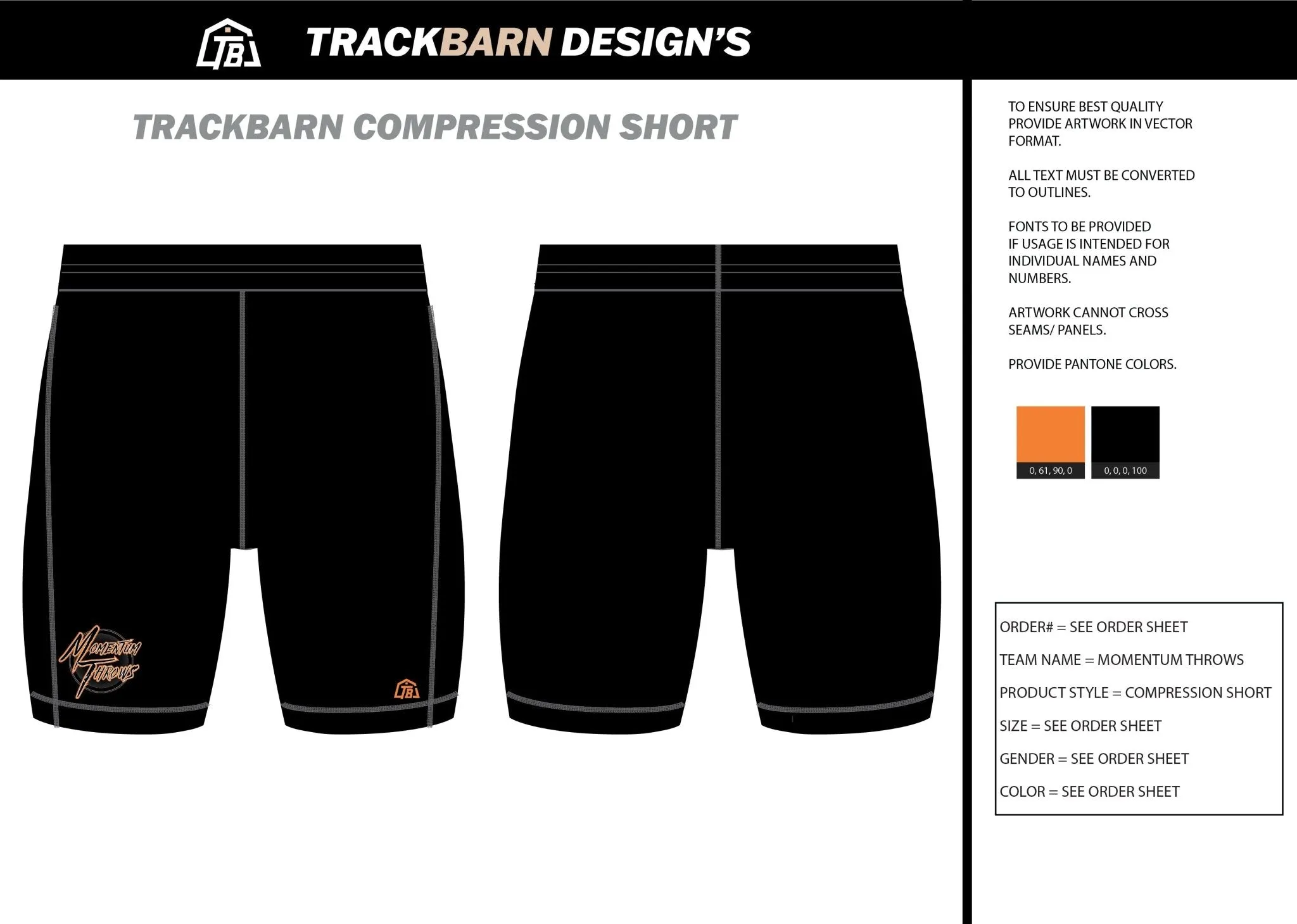 Momentum-Throws- Mens Short Running Tight