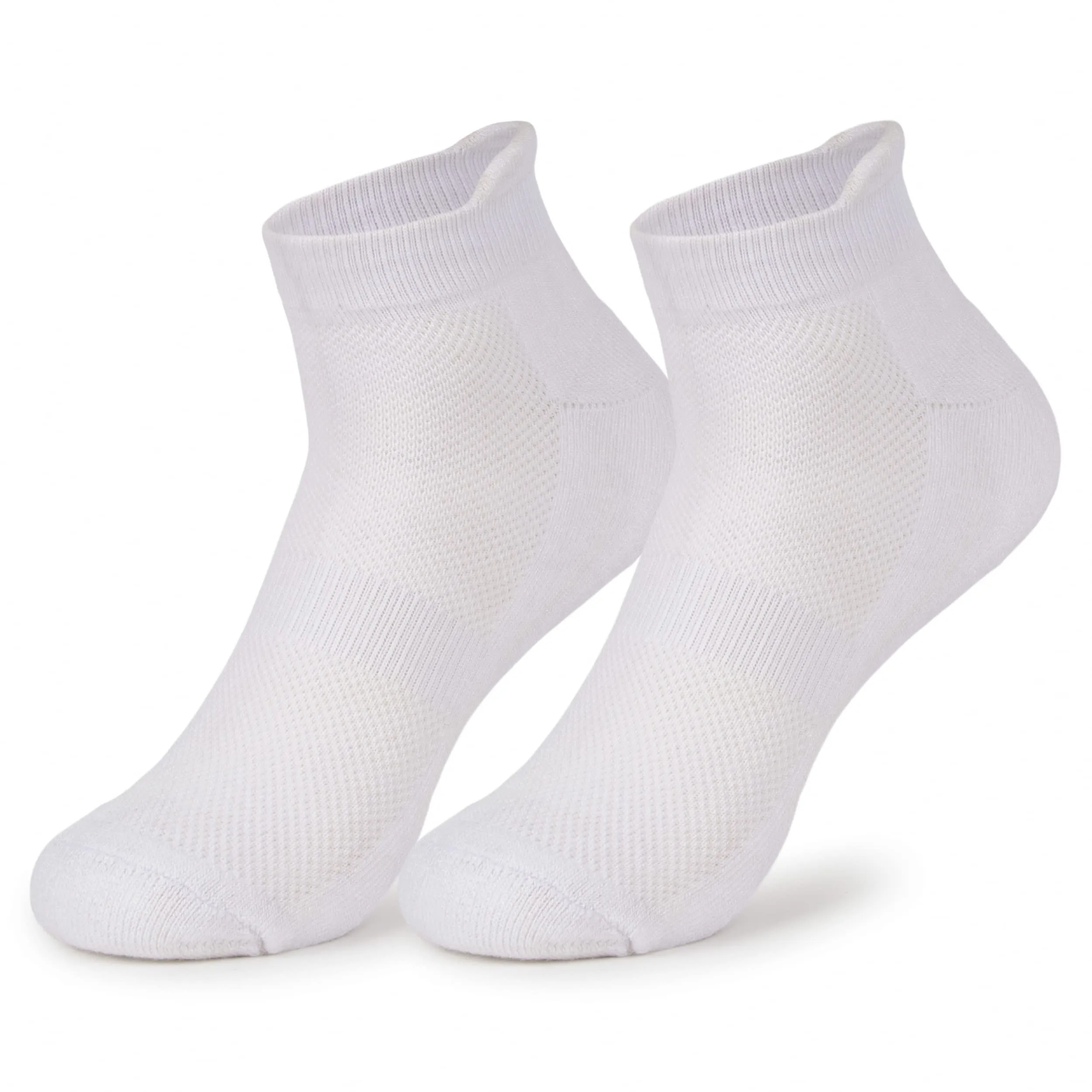 Mush Men's Ankle Length Rayon Socks (Pack Of 3) (AnkSocks123_White)